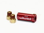 Wilwood Residual Pressure Valves 260-13784 Valve, Red Anodized, 10 psi, Drum Brakes, 1/8 in. NPT Female Inlet/Outlet, Each